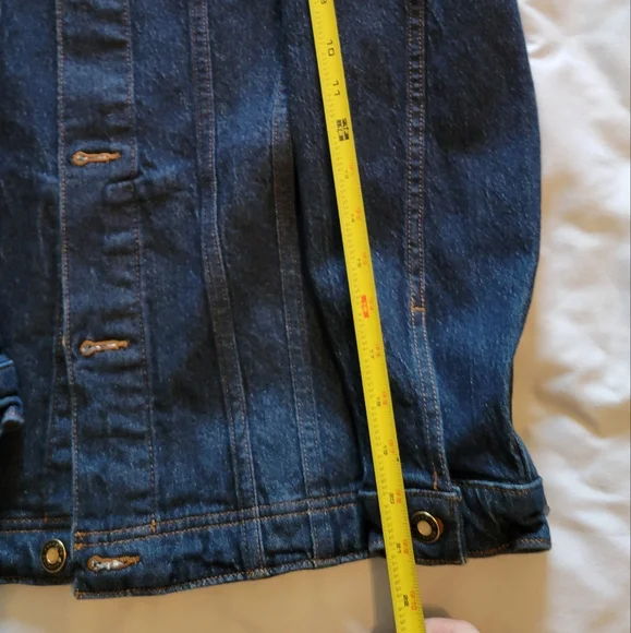 Favorite Daughter The Jane Trench In Pepper Jean Jacket Size XS - Picture 10 of 11